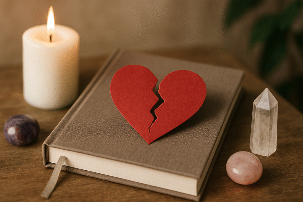 Psychic Healer reading for how to recover from lost love and emotional healing after a breakup